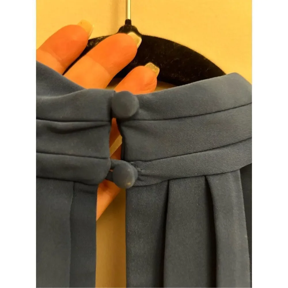 KEEPSAKE the Label Escape cowl neck pencil dress blue size S wedding party